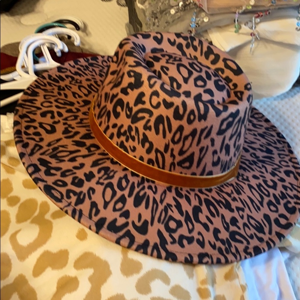 Flat brimmed boho cowboy hat
